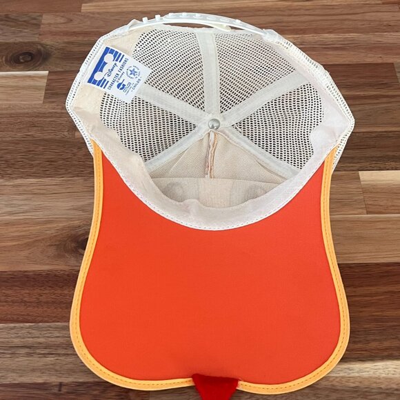 Vtg Disney Character Fashions Donald Duck Trucker Hat Child Sz Snapback Longbill - Picture 7 of 9